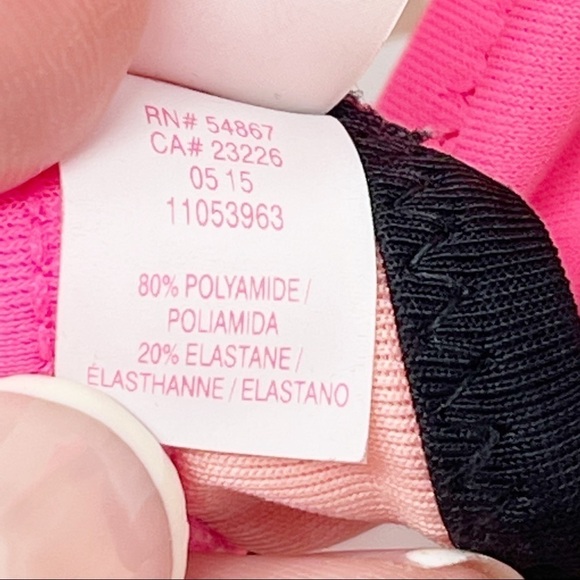 VICTORIAS SECRET Neoprene Colorblock Bikini Top - Picture 5 of 8